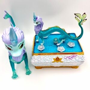 “Raya” movie Blue and Purple “Sisu” Dragon Figurine Set